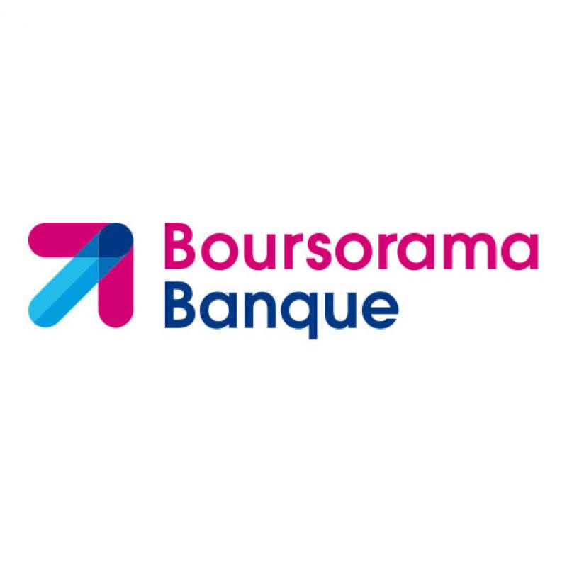 Le logo de la marque Boursorama Banque