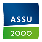 Le logo de la marque ASSU 2000