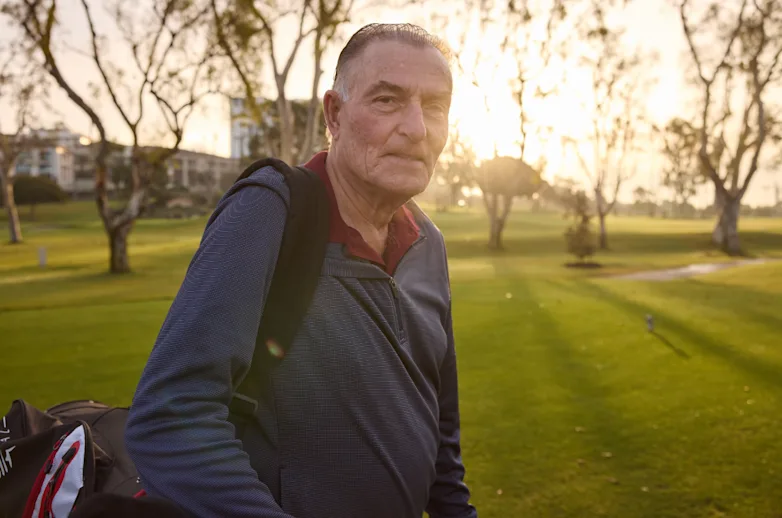 Rick Letterman on the golf course