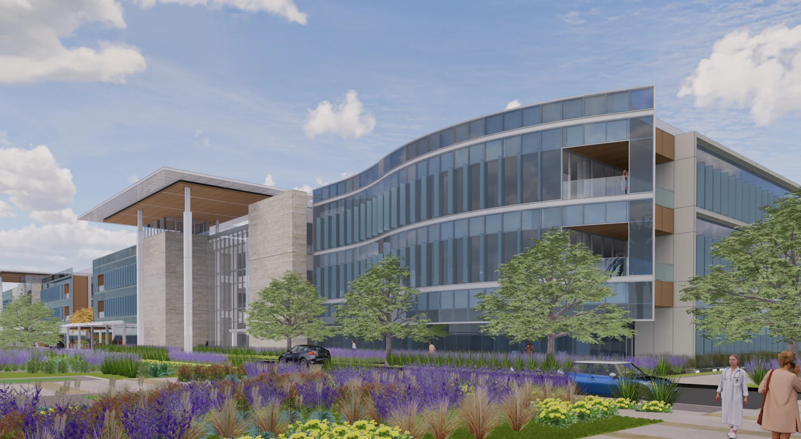 Sun Family Campus Expansion at Hoag Irvine rendering