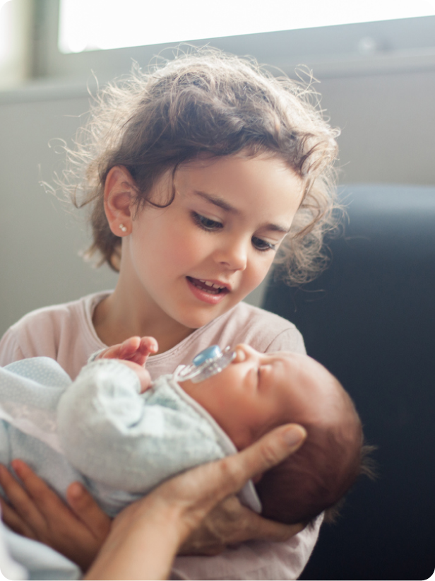 small child with baby
