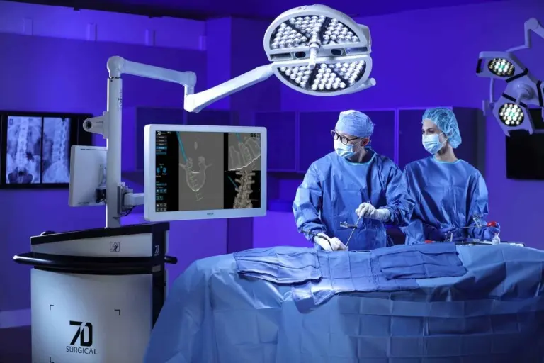 7D Surgical Flash Navigation System, an advanced, minimally invasive, robotic navigation platform for spine surgery.