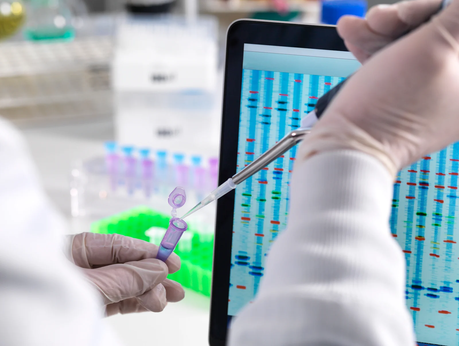 Test Tubes in Laboratory