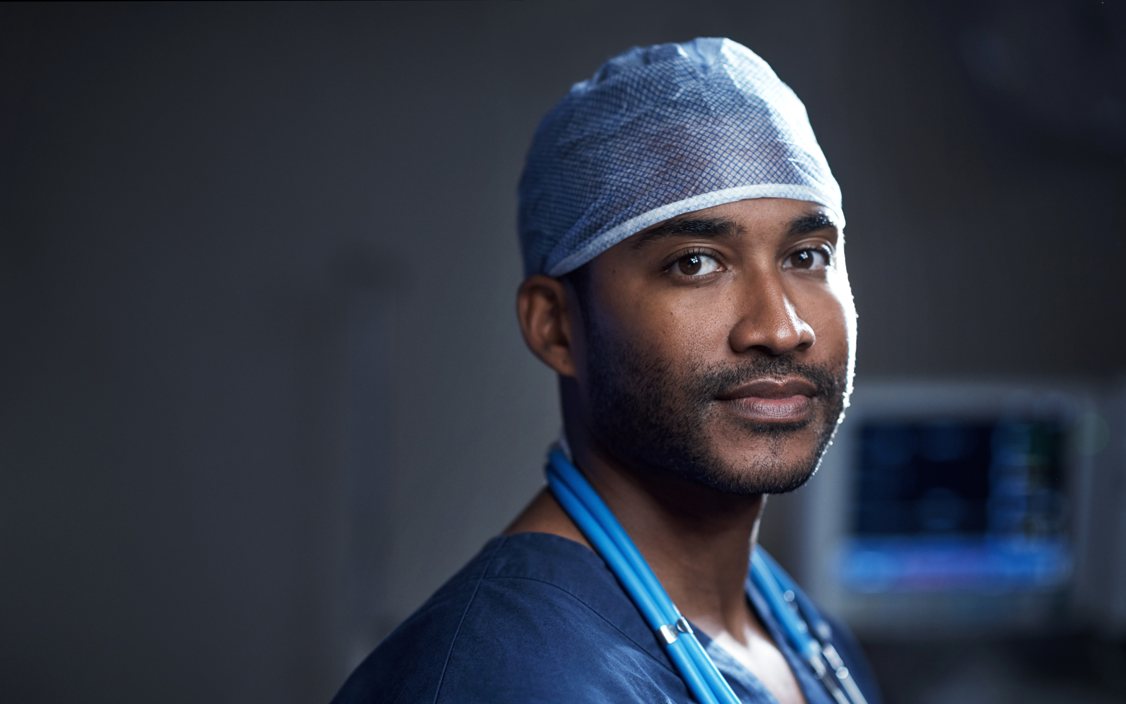 Doctor smiling into the camera