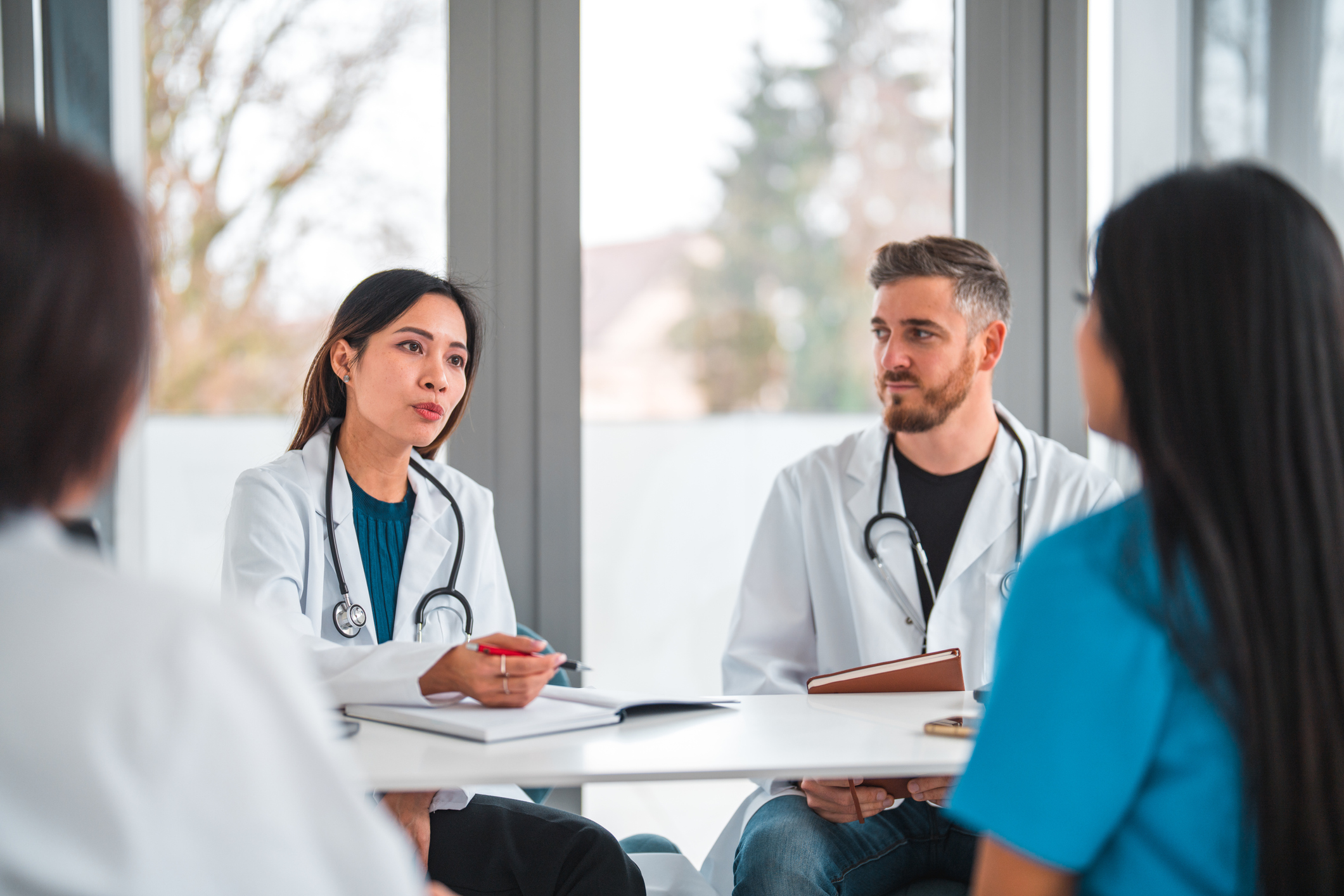 Doctors Talking to Each Other