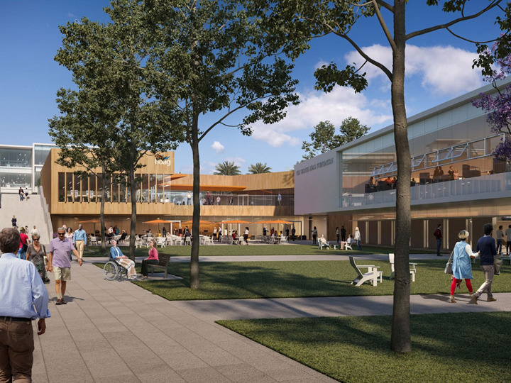 A landscape of the Richard H. Pickup Center for Brain Health