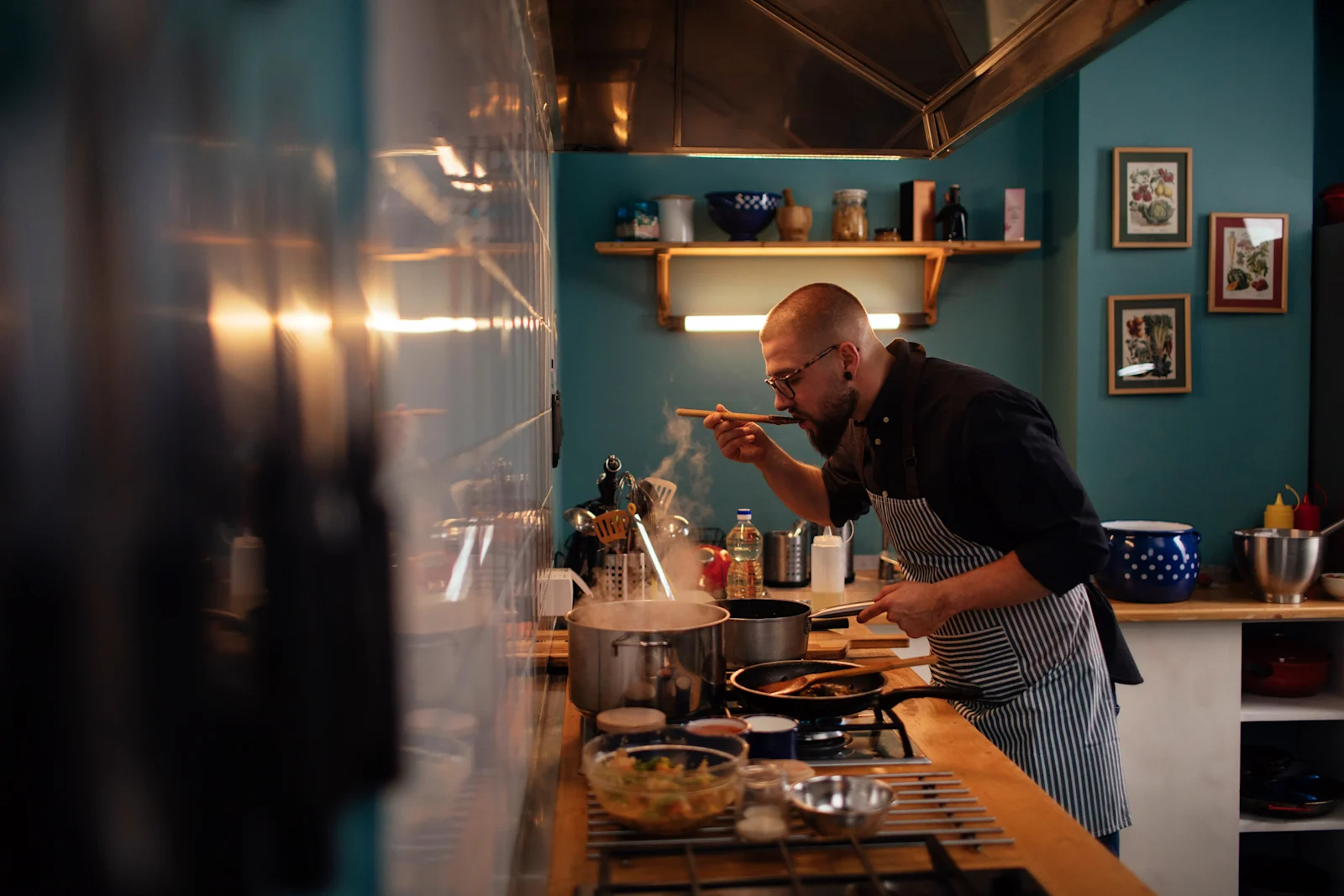 Man Cooking