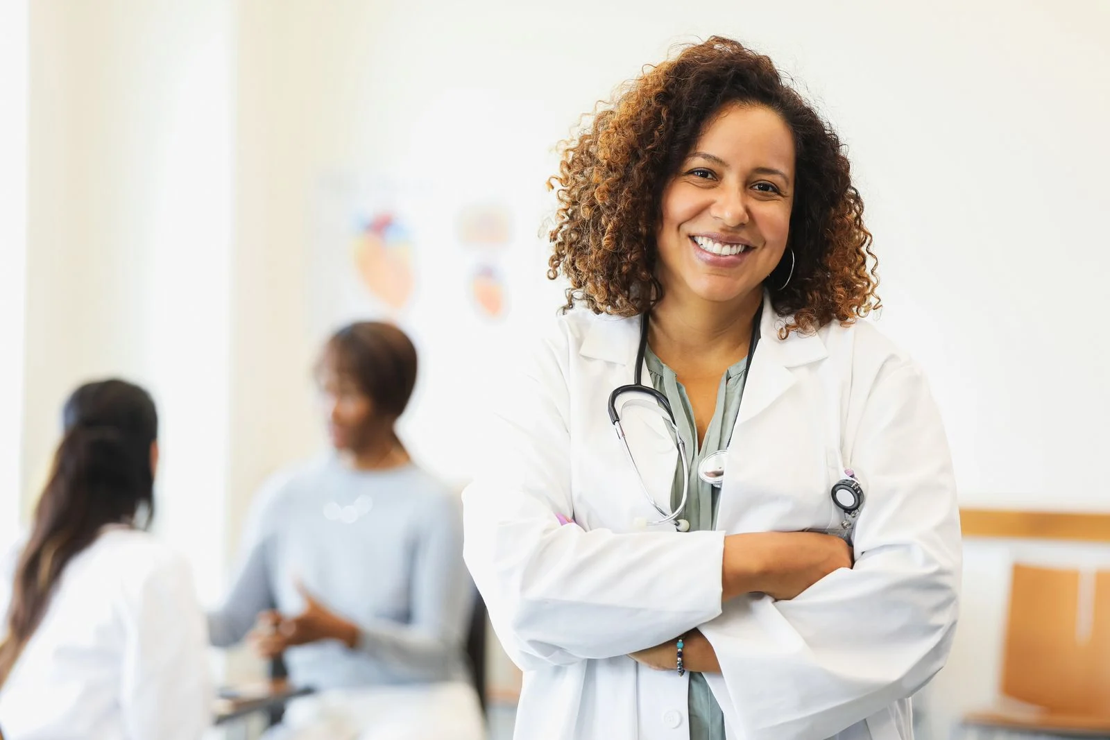Doctor smiling at camera