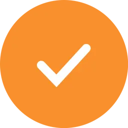 Hoag Orange Check Mark