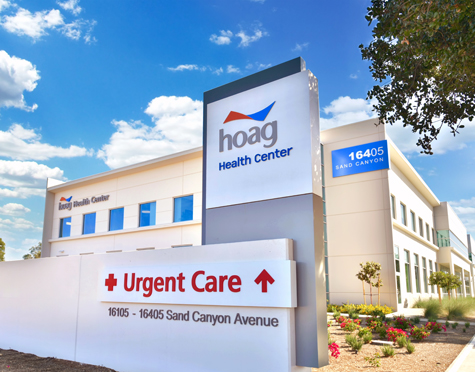 A Hoag Urgent Care facility