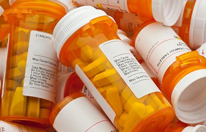 A collection of prescription medications
