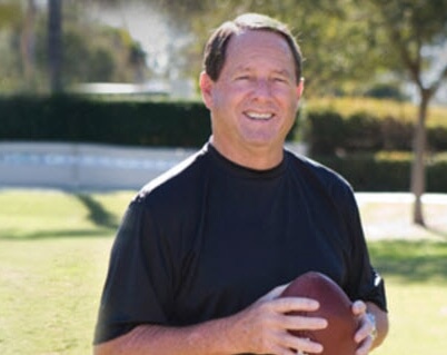 Man holding football