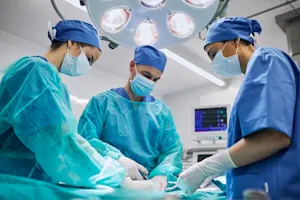 Surgeons operating