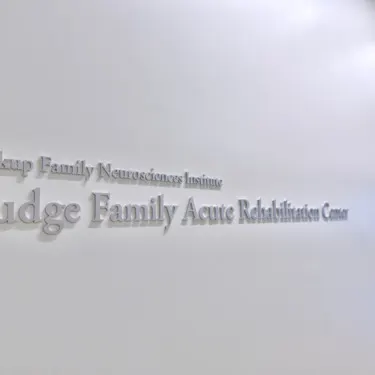Acute Rehabilitation Center welcome sign