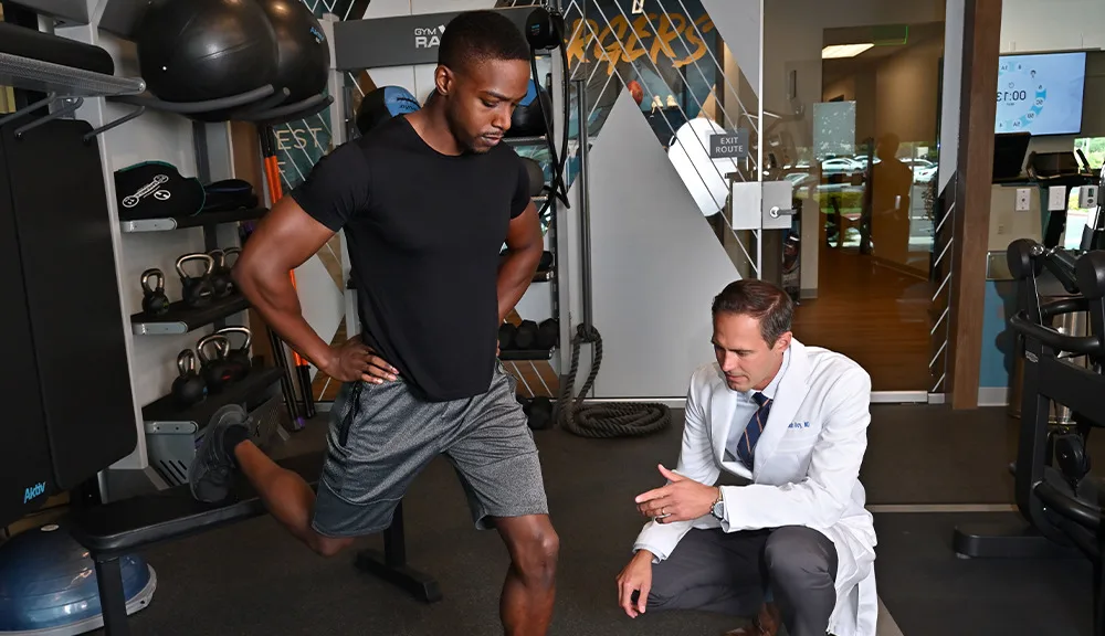 Doctor and Man at Foothill Ranch