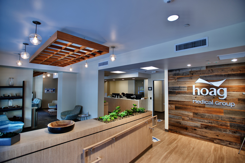 The Laguna Beach medical center lobby