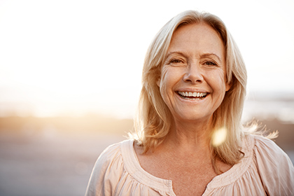 Older Woman Smiling