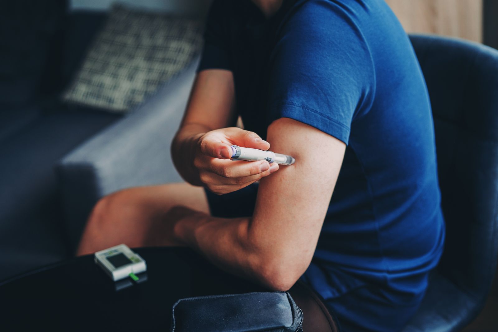 Prick test on tricep