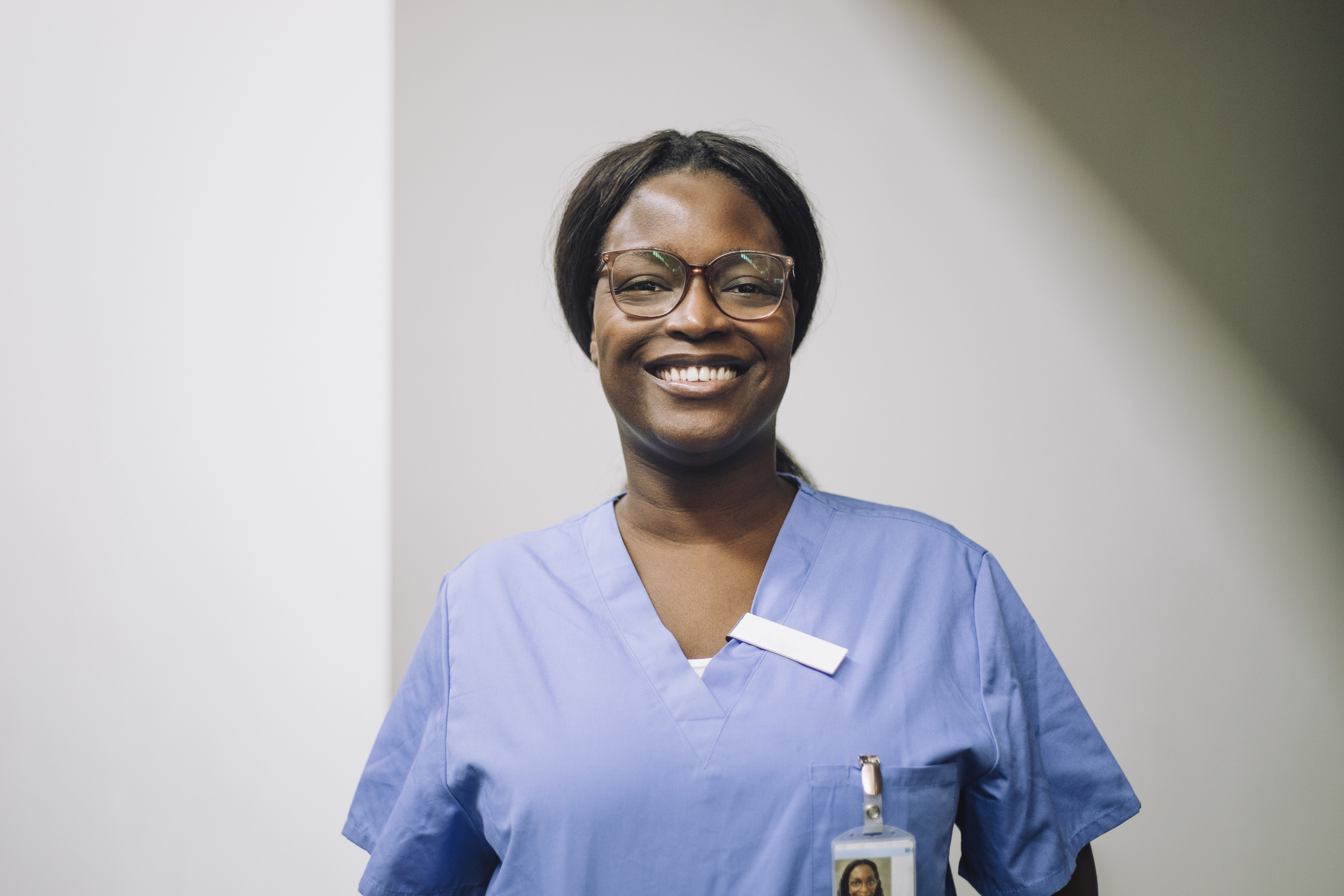 Nurse smiling at camera 3