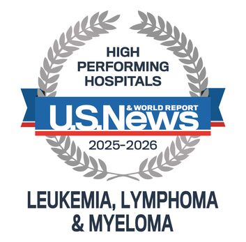 US News & World Badge - Leukemia, Lymphoma & Myeloma