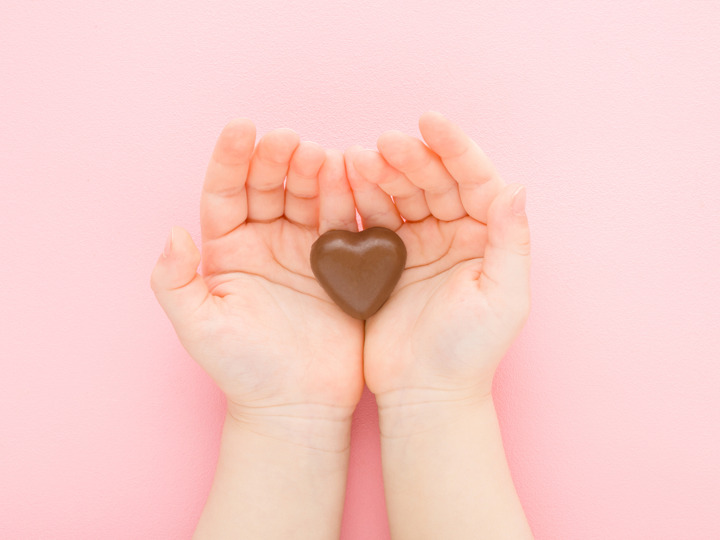 Hands Holding Chocolate