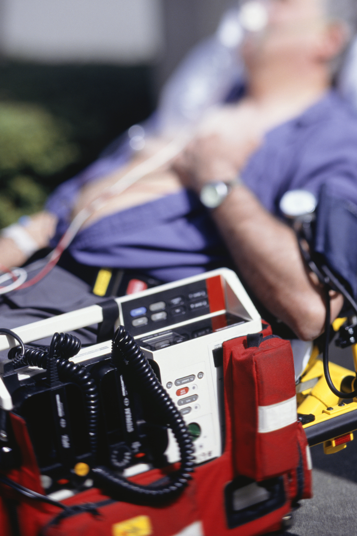 Man with Defibrillator 