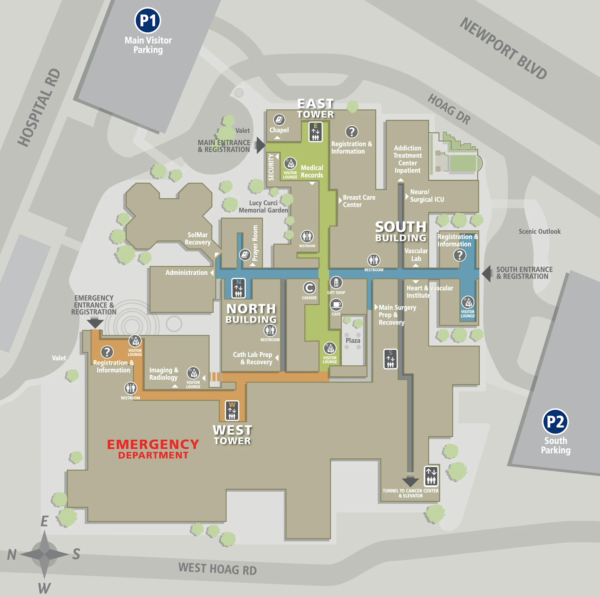 Campus Map - Newport Beach