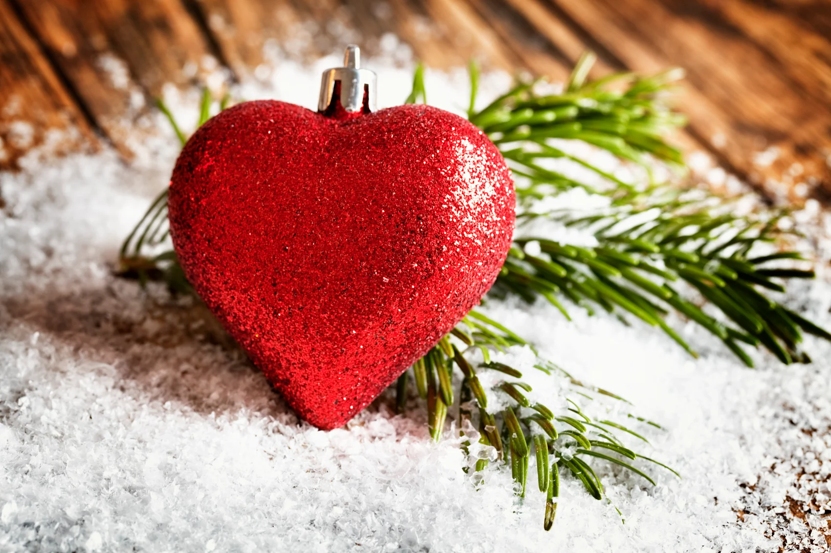 A heart-shaped ornament