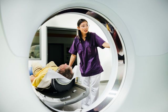 Patient going into MRI