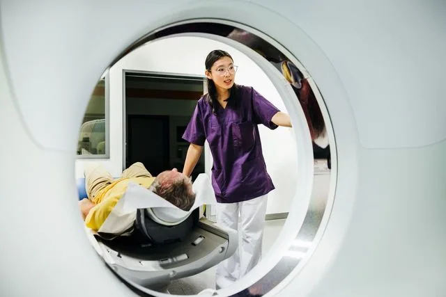 Patient going into MRI