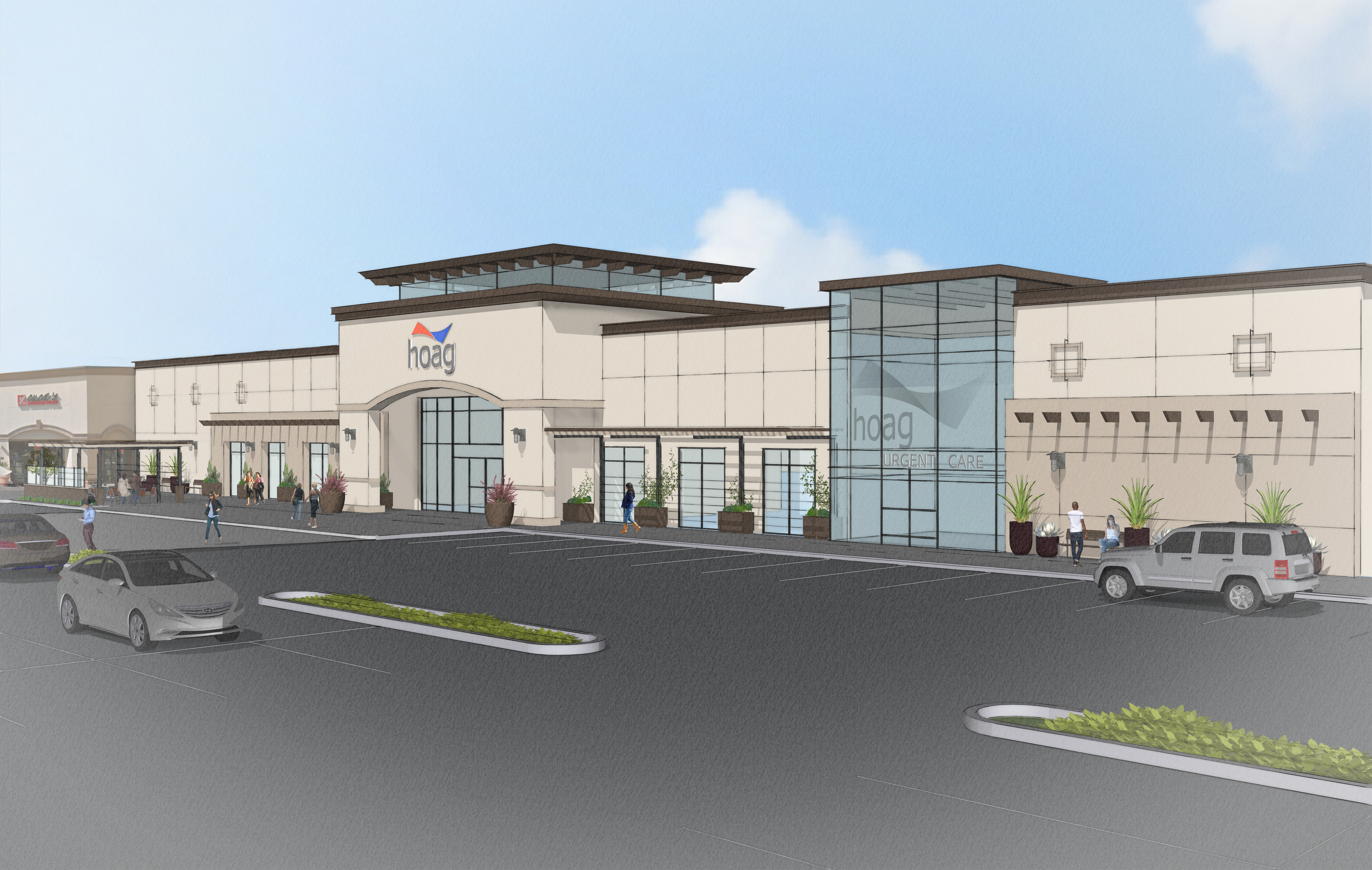 A mockup of the new foothill ranch location