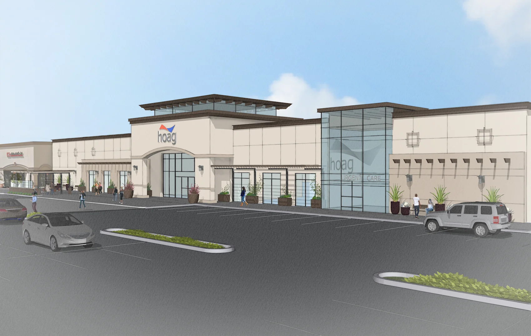 A mockup of the new foothill ranch location