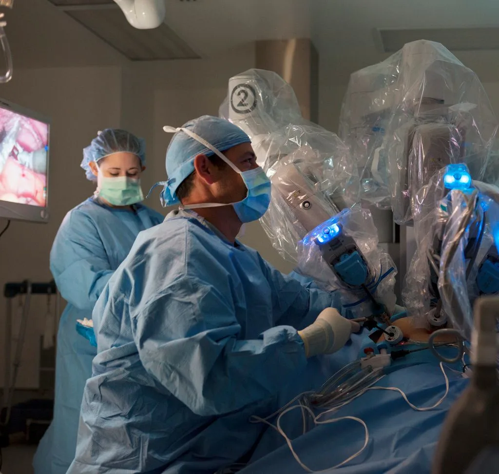 Surgeons mid-surgery