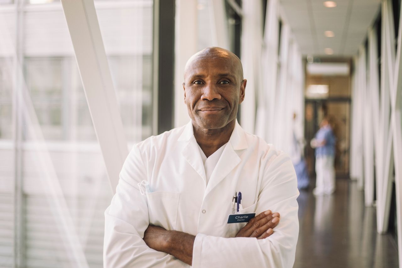 Doctor crossing his arms