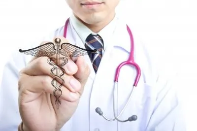 Doctor writing