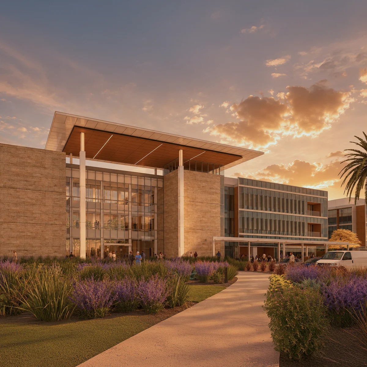 exterior medical building