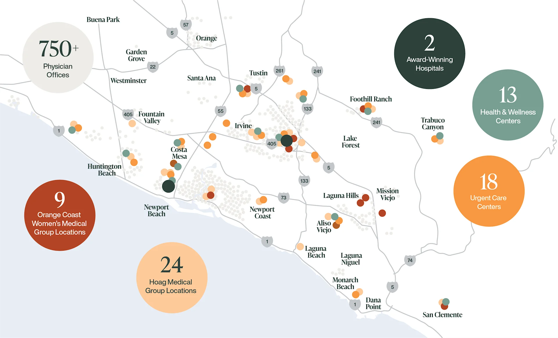 OC Map of Locations