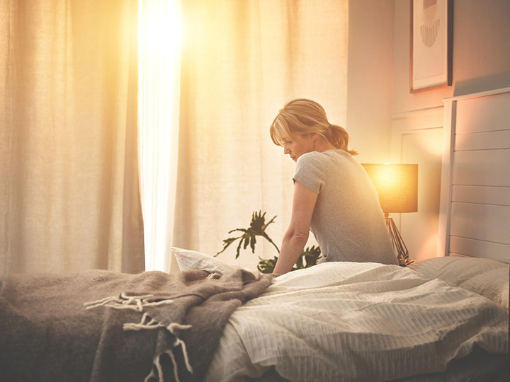 Woman who Just Woke Up