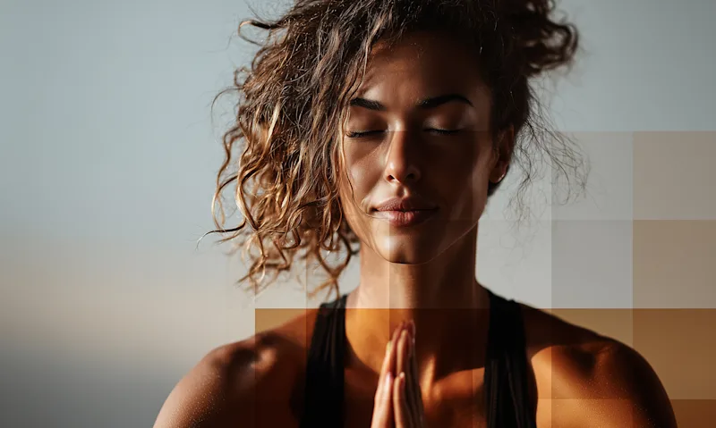 Woman meditating