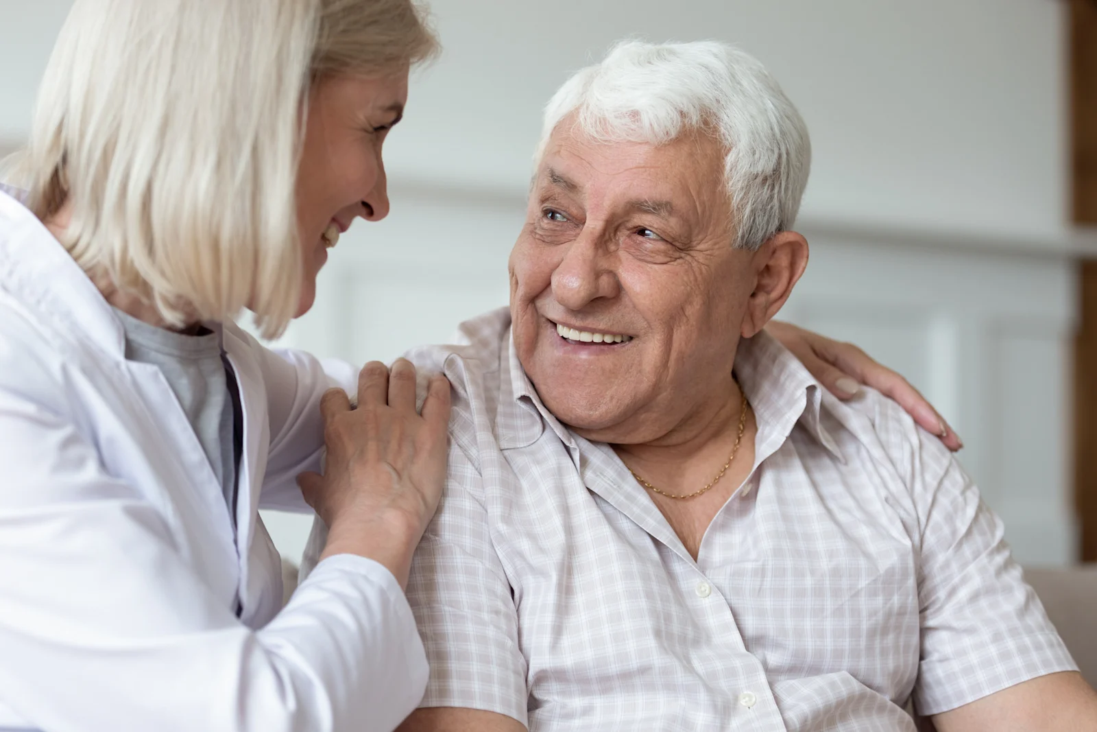 Elderly Man Smiling