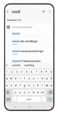 Android nulstil netværk - Step 2 - Image