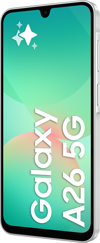 Samsung Galaxy A26 5G hvid 3