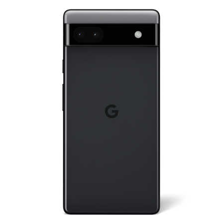Google Pixel 6a Charcoal back