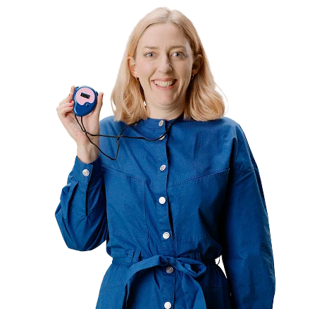 Olivia med stopur - Image