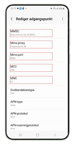 Samsung indstil mms - Step 5 - Image