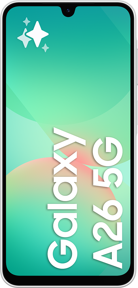 Samsung Galaxy A26 5G hvid 1