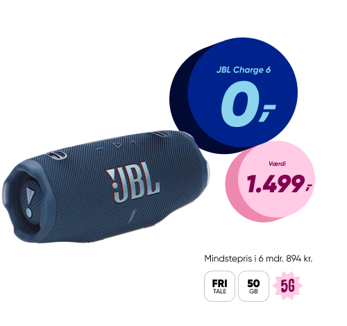 JBL Charge 6 0 kr HERO BLUE