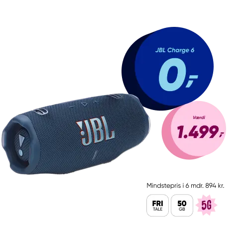 JBL Charge 6 0 kr HERO BLUE