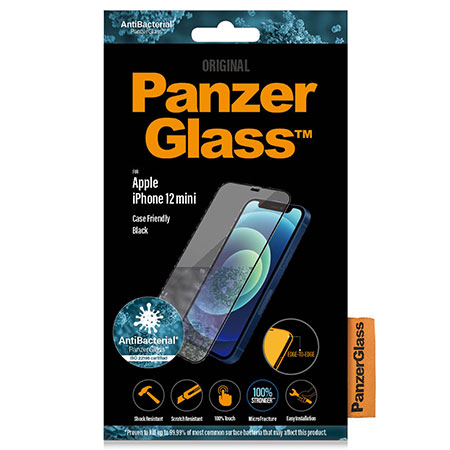 PanzerGlass Apple iPhone 12 mini Case Friendly AB, Black 2