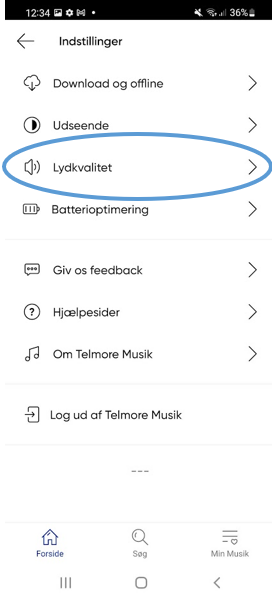Hjælp - Telmore Musik, bitrate - Image 2